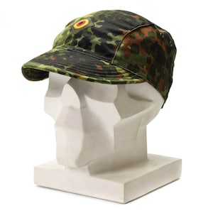 Genuine Original German army air force cap flecktarn camo peaked hat military NEW