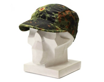 Genuine Original German army air force cap flecktarn camo peaked hat military NEW