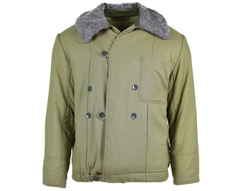 Genuine Hungarian army quilted jacket M65 fur collar Warm winter warm parka NEW