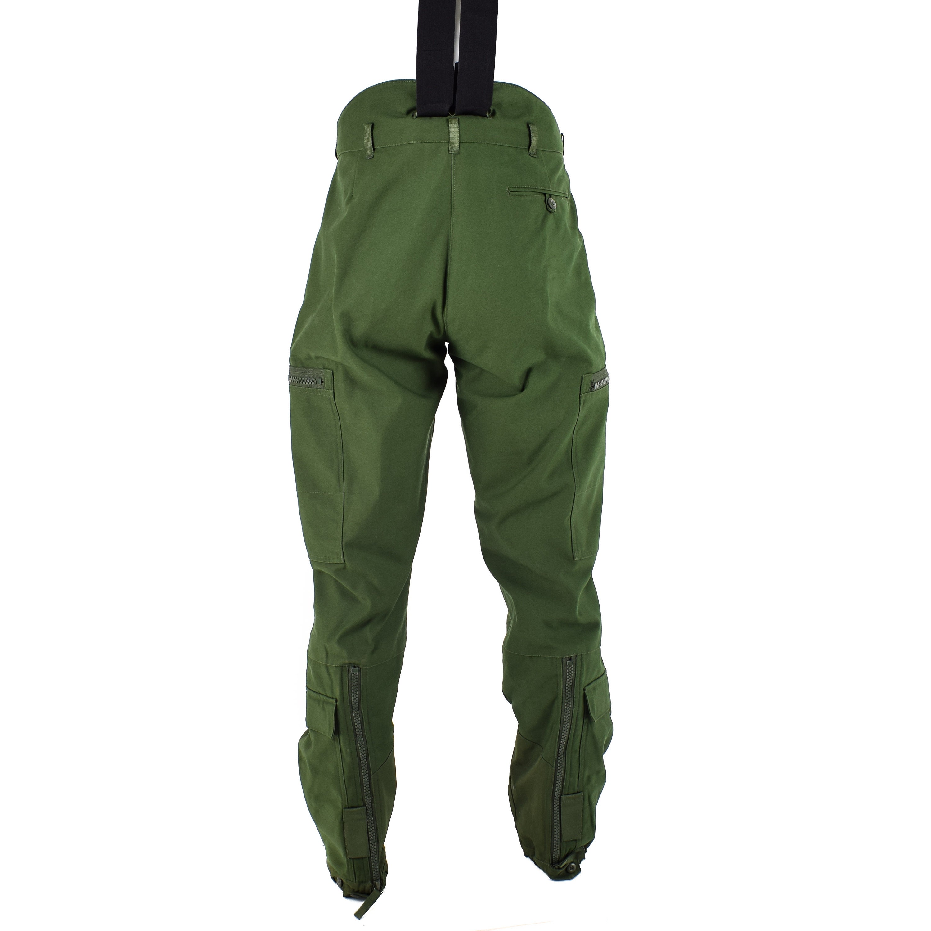 Genuine Swedish thermal tanker pants m90 Olive BDU trousers w braces