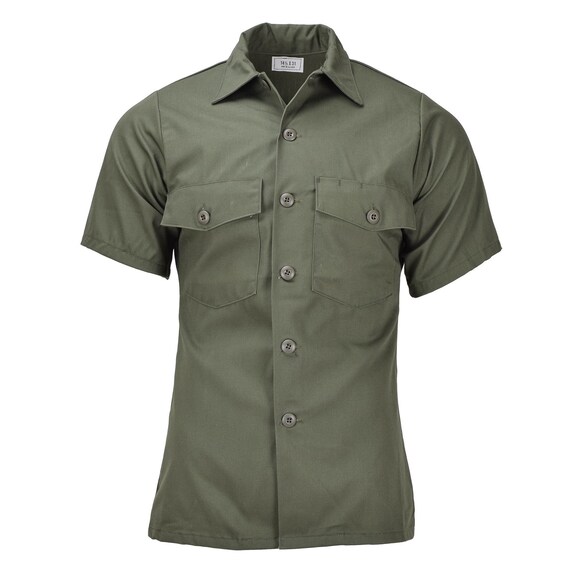 Mil-Tec Brand Military style olive tactical field troops combat shirt TYPE 2