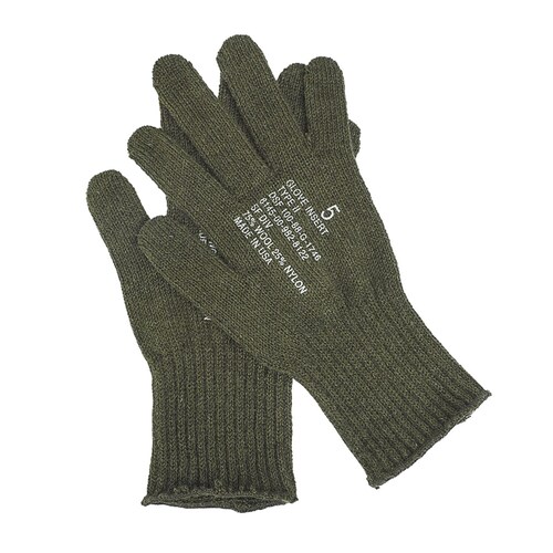 Genuine US Army Military Glove Insert Liners Wool Warmers Etsy