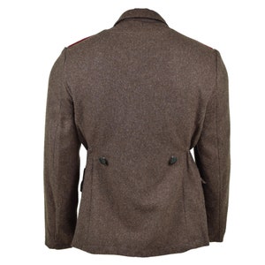 Genuine Bulgarian army wool jacket military-issue surplus uniform grey-brown image 5