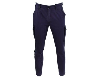 Genuine Dutch army pants combat military tactical mission trousers blue