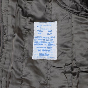 Original Italian Military Trench Coat Khaki Formal Coat Quilted Liner ...