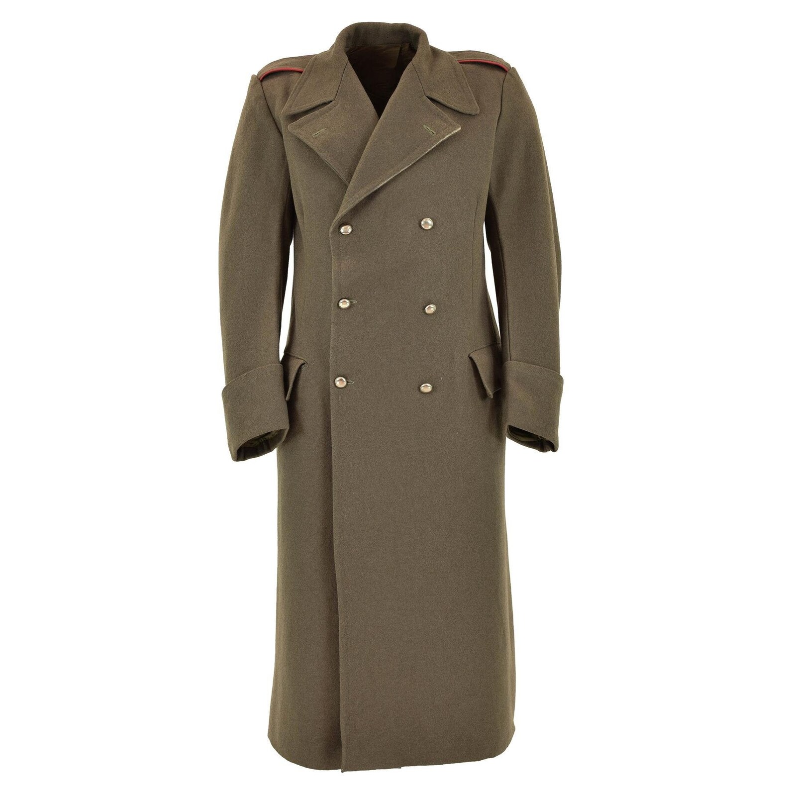 Italian army winter wool coat military tight fabric greatcoat Etsy
