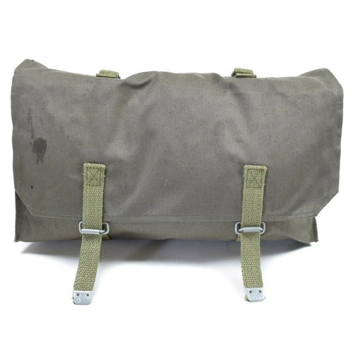 Genuine Romanian Army Bread Bag Military Surplus Olive Canvas Etsy