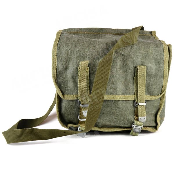Original armée polonaise haversack toile sac à bandoulière sac à pain bushcraft portant pochette surplus vintage mode