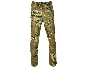 Genuine British army military combat MPV MTP camo rain pants waterproof goretex