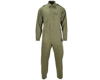Original British Coverall Army Olive green suit mechanics jumpsuit coveralls OD boilersuit