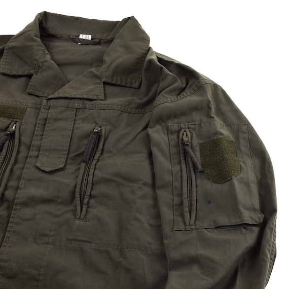 Original Austrian BH army combat shirt jacket rip… - image 4