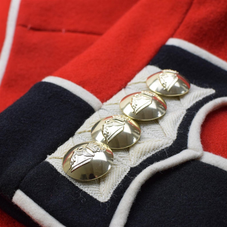 Echte britische Armee Jacke Uniform Tunika rotes Kleid Scarlet Rettungsschwimmer Kavallerie Bild 7