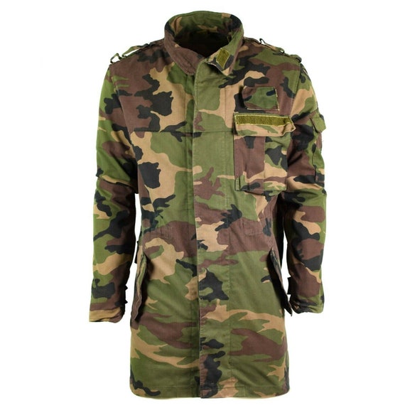 GIACCA PARKA MIMETICO Vegetato Militare Tipo Esercito Italiano Goretex - Foto 9