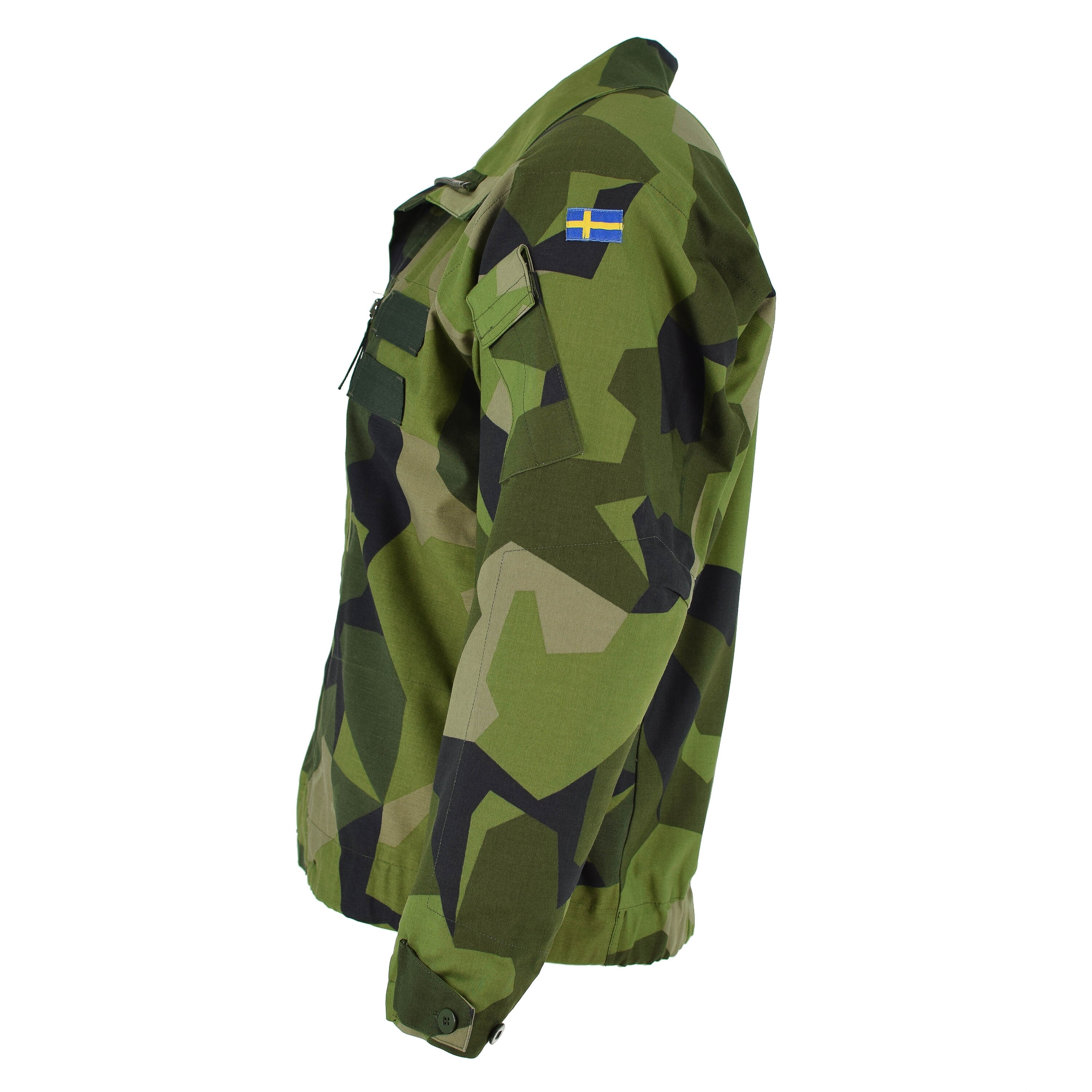 サイズも Swedish Army M90 Camo Field Jacket XLの通販 by ラク's shop｜ラクマ フロントは