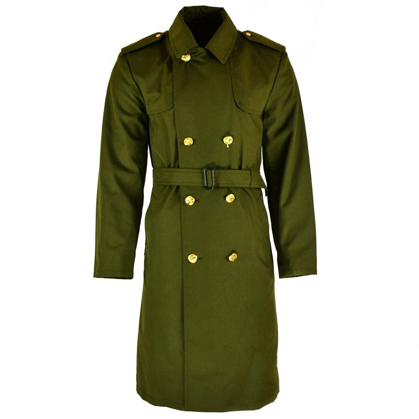 Genuine Czech army coat trenchcoat CZ military issue long raincoat
