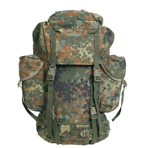 オリジナルドイツ軍フレックターン迷彩戦闘リュックサックバックパック 65L