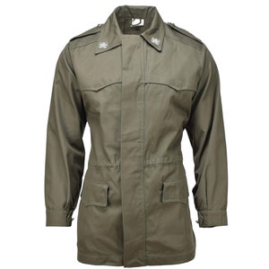 Original Italian Military parka detachable quilted liner field jacket olive italy army surplus winter jacket NEW