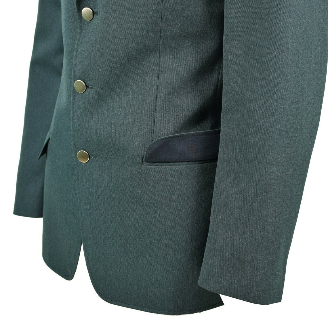 Original German Police Dress Jacket Green Formal Uniform Etsy