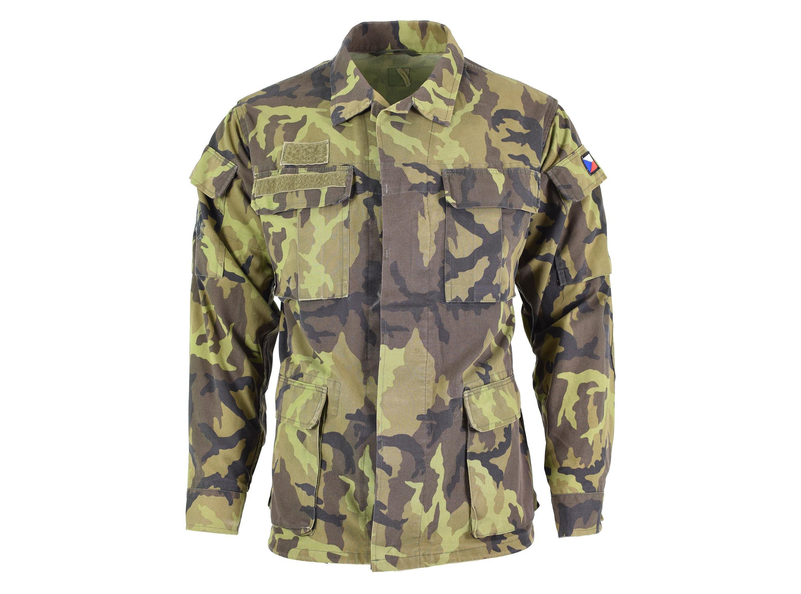 Original Czech Army Troops Field Jacket Leaf Camouflage Original Czech Army Troops Field Jacket Leaf Camouflage