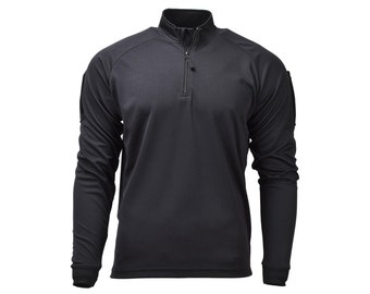 Original British military combat tactical shirts black zipped breathable NEW