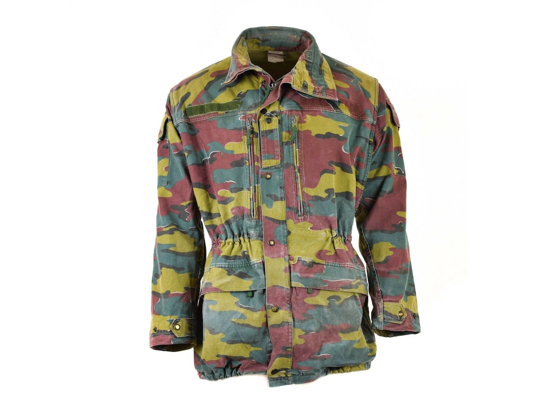 Original belgische Armee Militär Kampfjacke M90 Feldjacke Parka