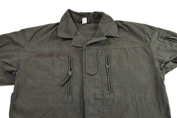 Original Austrian BH army combat shirt jacket rip… - image 3