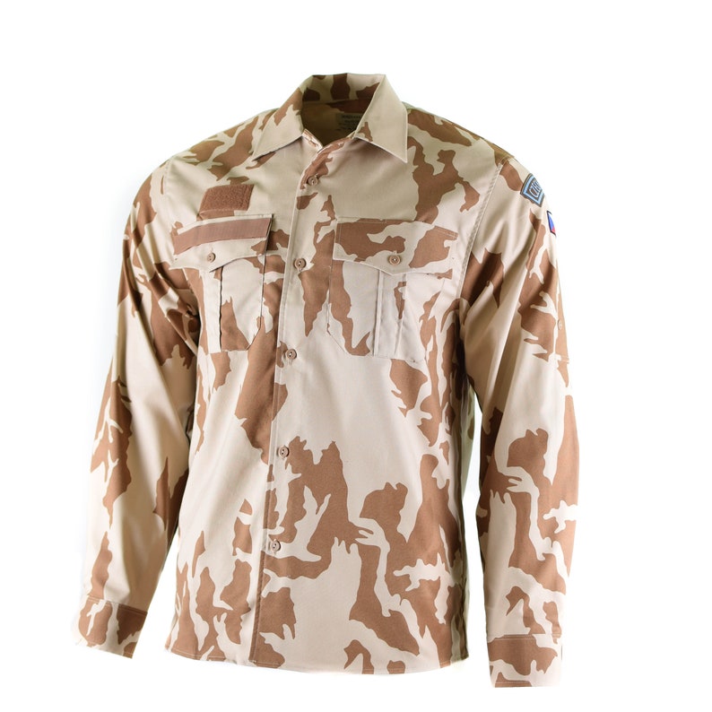 Genuine Czech Army Shirt Desert Camouflage 95 Field Uniform | Etsy
