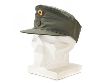 Genuine ORIGINAL GERMAN army olive cap O.D field tactical military hat men's NEW