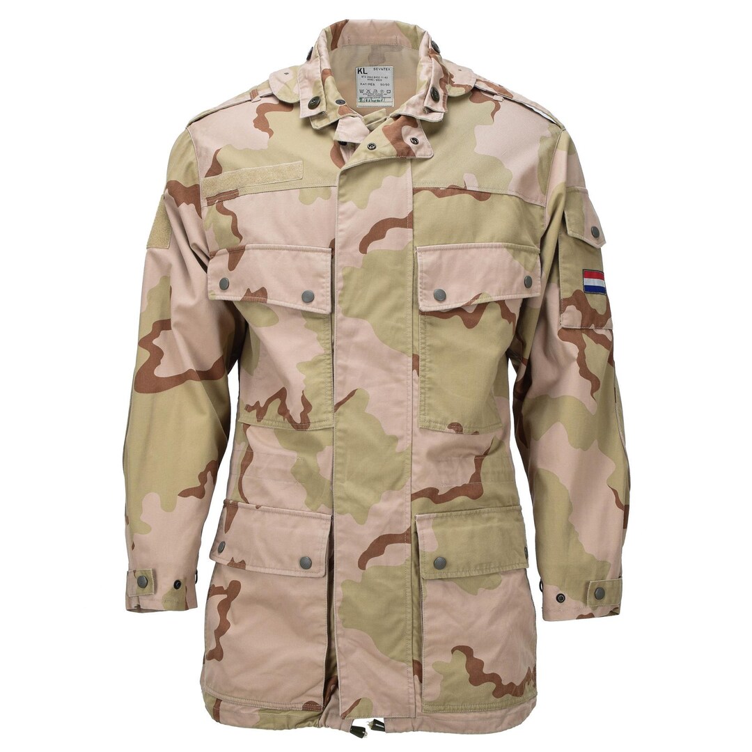 ジャケット・アウター Dutch army field jacket Original Dutch Military Field Jacket Adjustable Cuffs