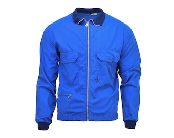 Original Swedish Military sports jacket retro vintage tracksuit sportswear blue