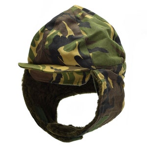 Genuine Holland Dutch Army Cap Military Winter hat camouflage