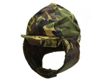 Genuine Holland Dutch Army Cap Military Winter hat camouflage