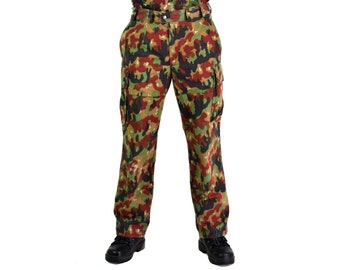 Original Swiss army pants M83 combat Alpenflage Camo field trousers NEW