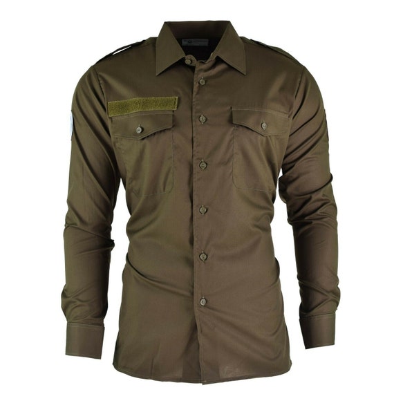 Austrian Army Issue Vintage Mens Field Shirt