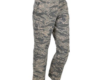 Original U.S. Military Field Pants Women Rip Stop ABU Digital Tiger Stripe Camo