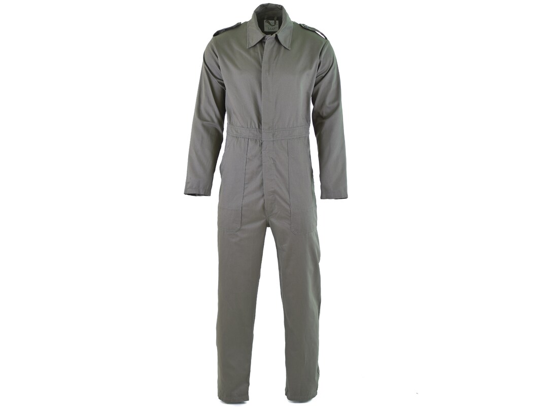 Original Dutch Army Coverall Air Force Mechanics Jumpsuit Olive OD