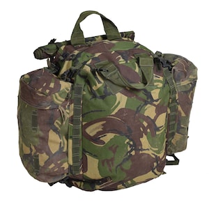 Original British Military tactical backpack nylon daypack 70 liters camping hiking traveling bag DPM camo military surplus