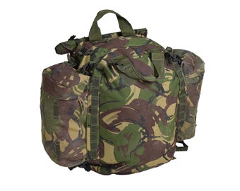 Original British Military tactical backpack nylon daypack 70 liters camping hiking traveling bag DPM camo military surplus