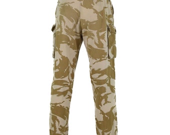 Original ejército británico pantalones de camuflaje del desierto pantalones  de combate ligeros excedente militar