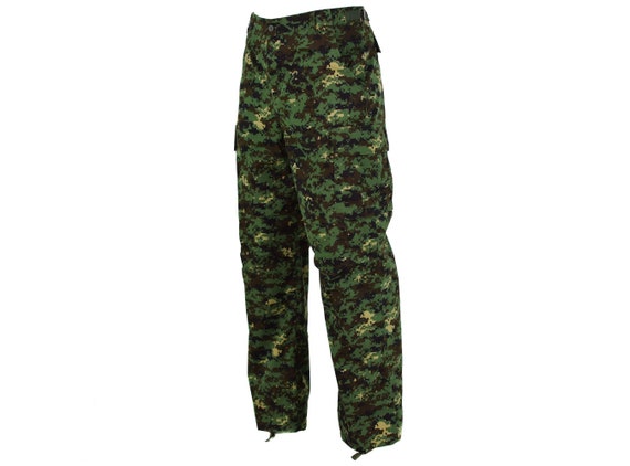 【U LAN】Bell Military Bizo Camo Wide Pants camo-hq-german-oak-leaf-