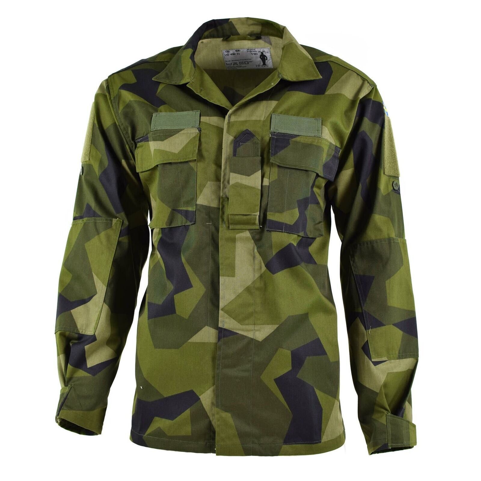 Swedish Army M90 Camo Field Jacket XL | www.angeloawards.com