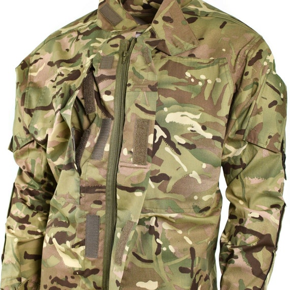 Genuine British Army Camouflage Infra Red Reflective Assault Vest IRR ...