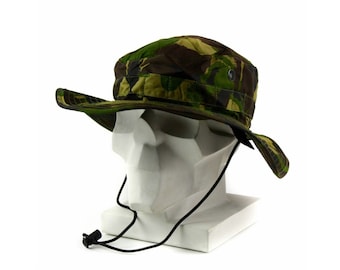 Original British Army boonie cap Sun Bush Hat woodland camo combat DPM NEW