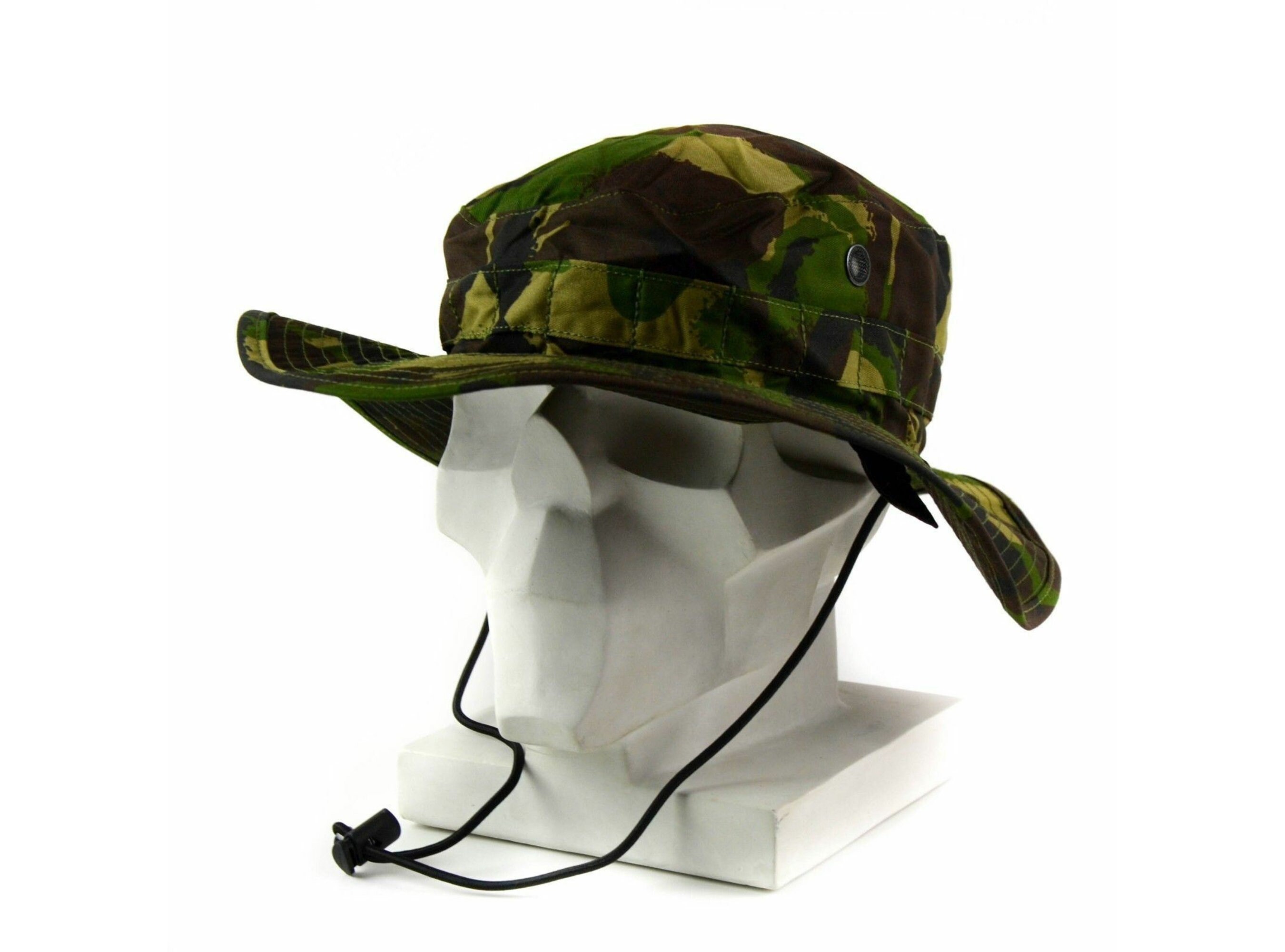 Original British Army Boonie Cap Sun Bush Hat Woodland Camo