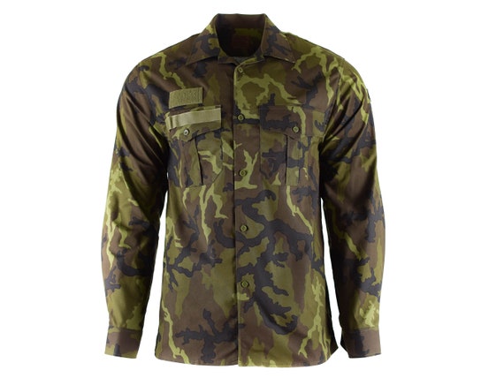 Genuine Czech Army Shirt Woodland Camouflage 95 Field Uniform