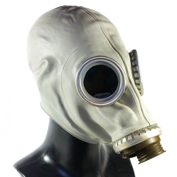 Maschera Gas Era Sovietica PDF-7 Tubo Eccedenza Respiratoria - Foto 8