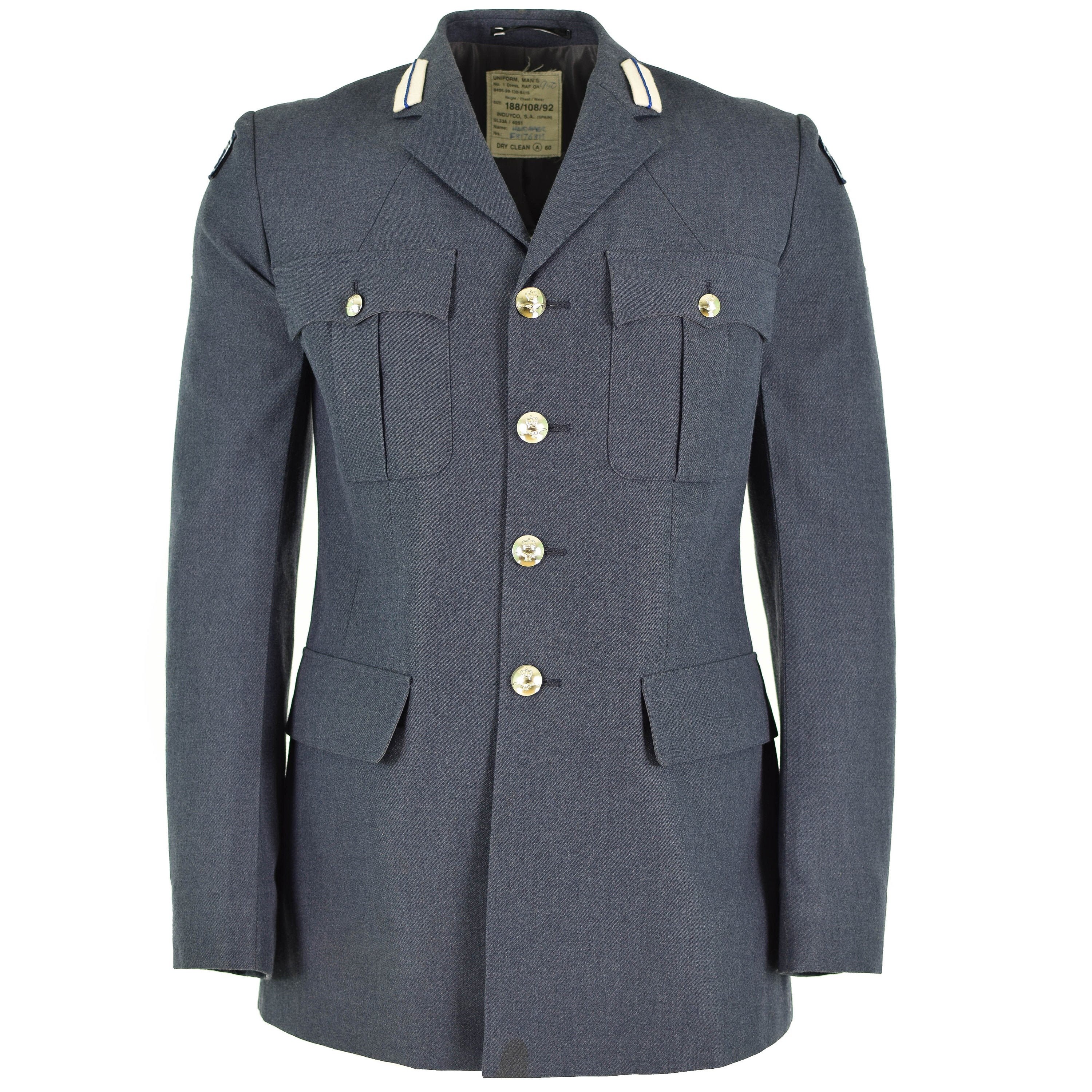 Original British Army Formal Uniform Jacket Parade Blue Original British Army Formal Uniform Jacket Parade Blue