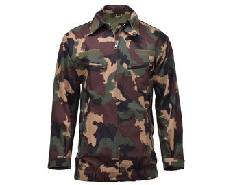 Original Hungarian Military field jacket M1990 four-color woodland shirts military surplus NEW