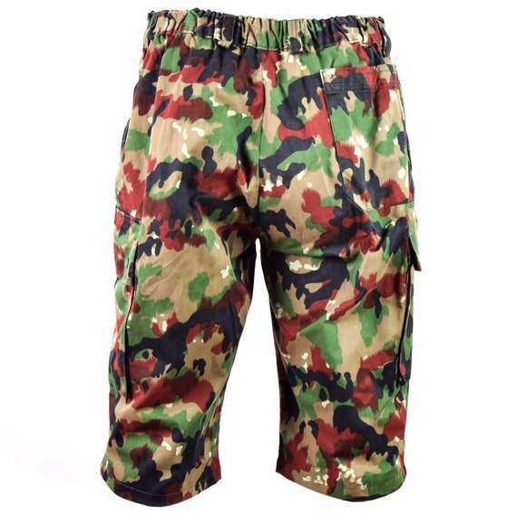 Shorts Genuine Swiss army shorts M70 alpenflage camo combat shorts ...
