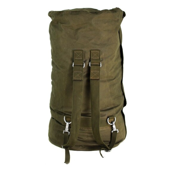 Genuine German Army Sea Sack Duffel Bag W Shoulder Straps - Etsy